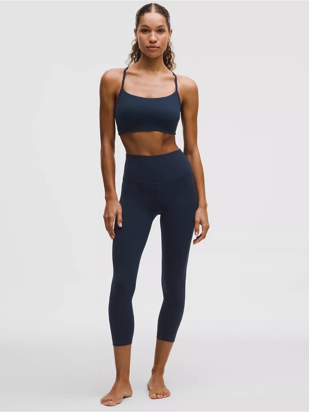 lululemon athletica align high rise crop 23” plum size 6